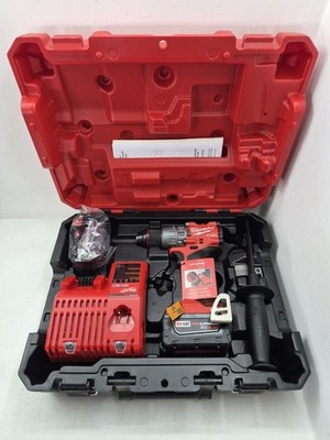 Milwaukee Tools 2904-22 w/ 2 Batteries & Charger Cordless Fuel Hamme (D51120949)