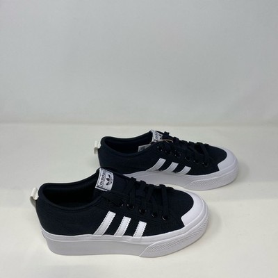 Adidas Nizza Platform W Black/White Women s 6.5 FV5321