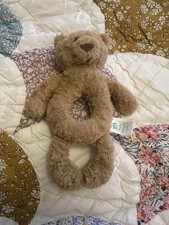 Jellycat Bartholomew Bear Baby Soother Ring