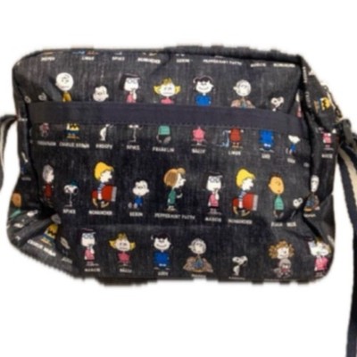 LeSportsac Snoopy 70th Anniversary Daniela Crossbody Bag 21x16x8cm New