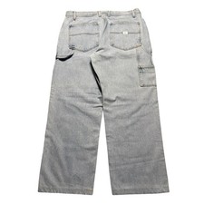Vintage Y2K Calvin Klein Baggy Light Wash Carpenter Jeans 36x28