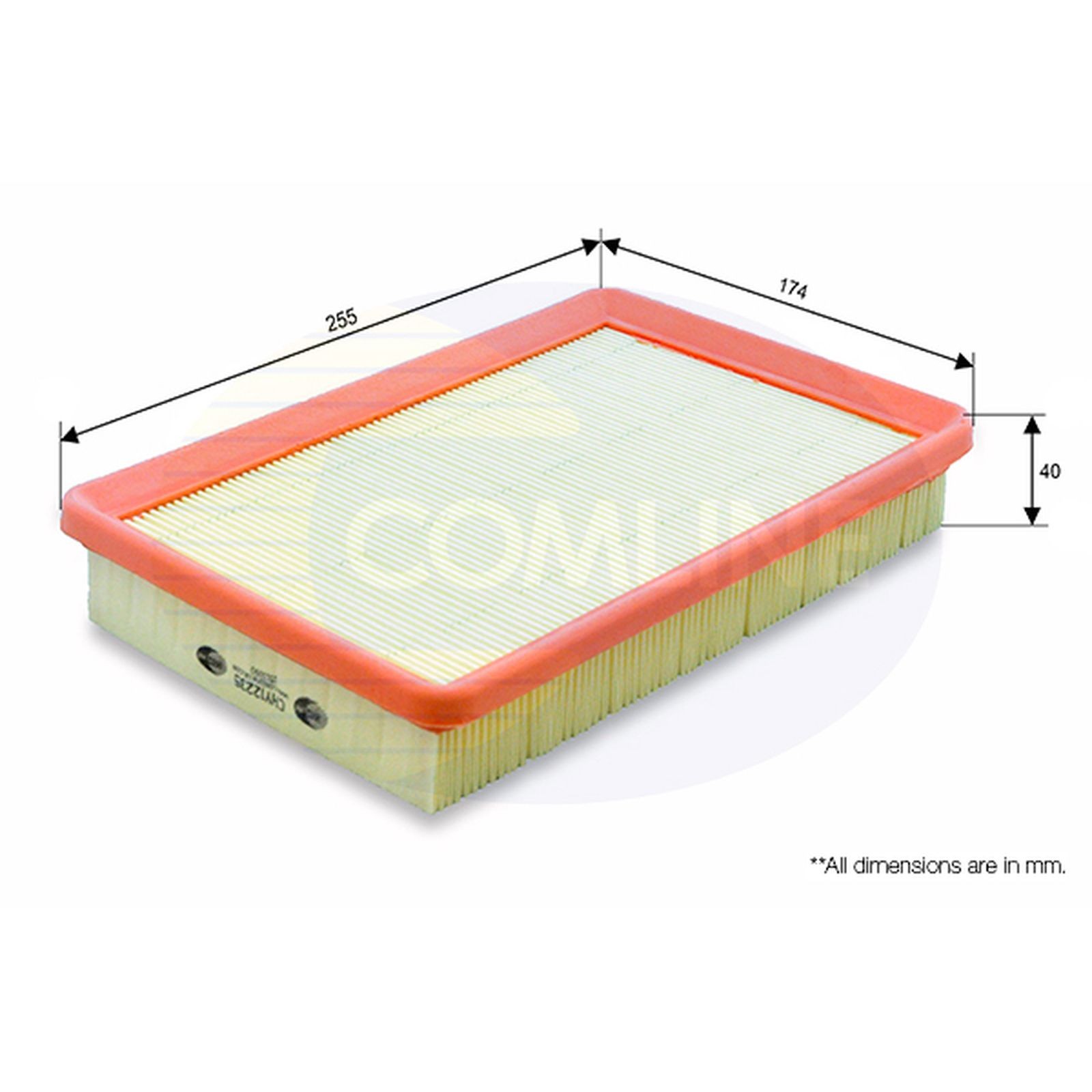 Air Filter CHY12235 Comline 281132D000 281132D001 281132F000
