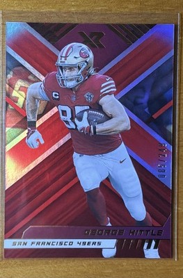 2022 Panini XR - George Kittle #55 Red 85/249 Jersey #