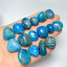 101g  Vibrant Blue Apatite Mineral Blue Healing Stone K258