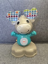 Fisher Price Linkimals 7" Moose Musical Lights Sounds Tested Working