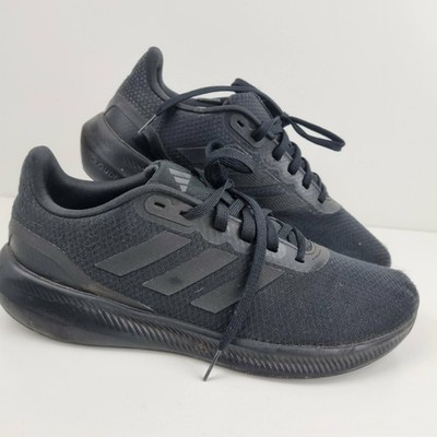 Adidas Runfalcon 5 Herren-Laufschuhe schwarz UK-Größe 8,5 sehr guter Zustand