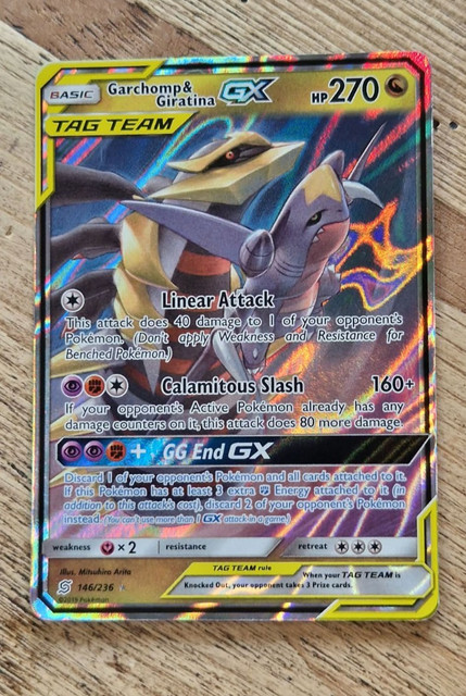Garchomp & Giratina GX #146 (Unified Minds (2019))