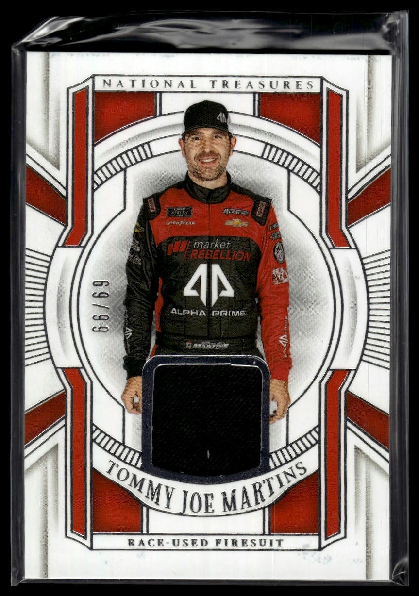 2025 Panini National Treasures #RUF-TJM Tommy Joe Martins Used Firesuit #/99