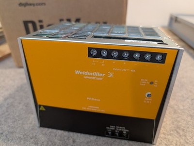 Weidmuller PRO ECO 960W 24V 40A DIN-Rail Power Supply