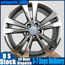 New 18inch Machined Grey Wheel Rim For Mercedes-benz E350 E400 2014 2015 2016 Us