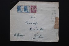 1938? SCW SPANISH CIVIL WAR CENSORED COVER TO VERVIERS BELGIUM