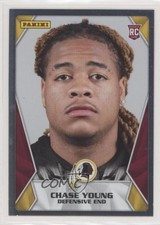 2020 Panini NFL Sticker & Card Collection Silver Chase Young #88 Rookie RC 0c57. rookie card picture