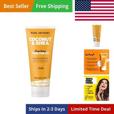 Nourishing Curl Defining Hair Styling Cream for Extra Dry Hair, Coconut & She...