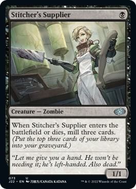 1x Stitcher's Supplier (73) - Jumpstart 2022 NM - MTG