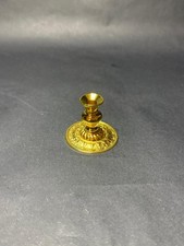 Vintage-Style Brass Candle Holder for Thin Taper Candles