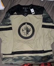 Winnipeg Jets Morrissey Canadian Armed Forces Night Authenticated NHL Jersey 54