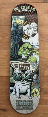 SUPERDEAD - EDDIE BELVEDERE ''FREAK SHOW'' DECK - PAUL PARKER ART - 2014