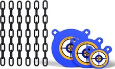 AR500 Steel Target for Shooting 1/2 Inch Thick Metal Target with Mounting Kit