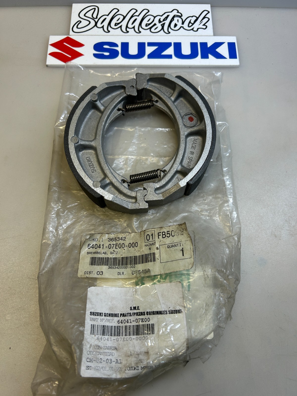 Mâchoires de frein arrière Suzuki UH 125 150 tambour de rechange 64041-07e00