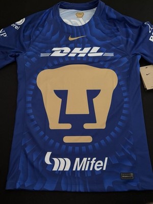 Nike Air Soccer LA LIGA MX PUMAS UNAM 2025/26 Away Jersey Sz S New HJ4607-456