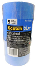 Scotch Painters Tape 0.94 in. x 60 yds. Blue Original Multi Surface 9 Pack
