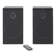 onn. Bluetooth Bookshelf Speakers