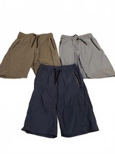 Boys Casual Drawstring Shorts Multi Color - 10/11 Large Lot of 3