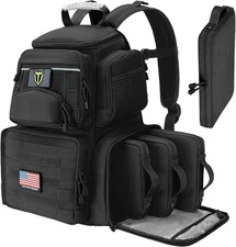 TIDEWE Tactical Range Backpack with Removable Divider, Handgun with... 