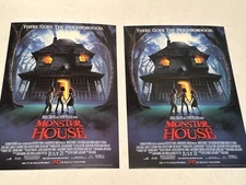MONSTER HOUSE movie lot of 2 US promotional postcards 2006 animated promo