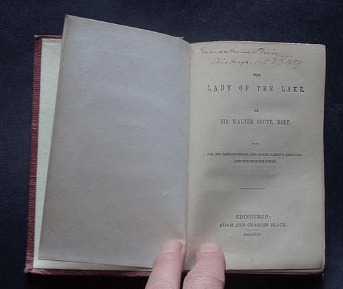 THE LADY OF THE LAKE by Sir Walter Scott, Bart: Scottish Poetry / Verse / 1859 - Imagen 2 de 9