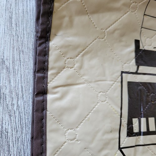 VTG 1984 Action Industries Quilted Vinyl Tan Brown Blender Cover Retro Kitchen - Picture 9 of 14
