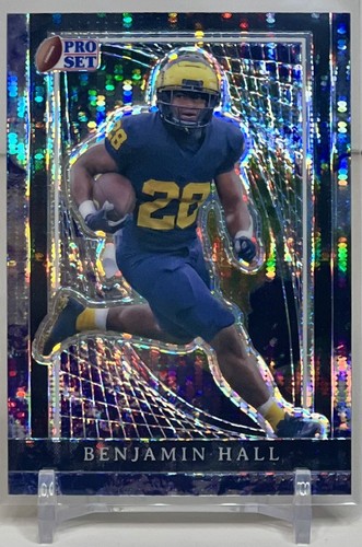 2024 Leaf Pro Set Metal Benjamin Hall Earth Pulsar 1/1 Michigan Wolverines - 第 1/2 張圖片