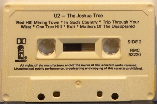 U2 - THE JOSHUA TREE - Cassette - 1987 - VG FREE POSTAGE (HHC17) - Imagen 4 de 5