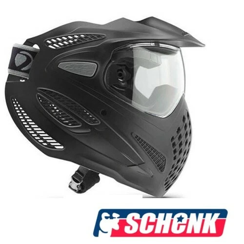 MARKENLOS Dye SE Thermal Paintballmaske Filld schwarz Paintball Softair Maske Thermal Gl