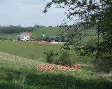 PHOTO  GRAZING LAND AND ROWDALE HOUSE FARM SHROPSHIRE THE HILLY NATURE OF THIS A
