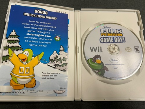 Nintendo Wii Disney Club Penguin Game Day! Video Game Rated E - Picture 3 of 3