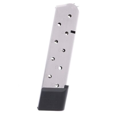 CMC 1911 Power Mag + (Plus) .45 ACP 10-Round Magazine M-PMP-45FS10