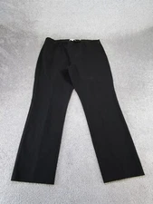 Vince Leggings Womens XL Stitch Front Seam Ponte Black Side Zip *