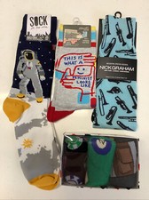 Mens Socks Assortment Bundle of 6 Pair