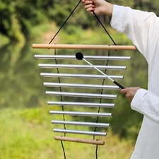 Sound Healing Instrument 9 Tone Handy Chime,for Sound Meditation ,Swing Chime