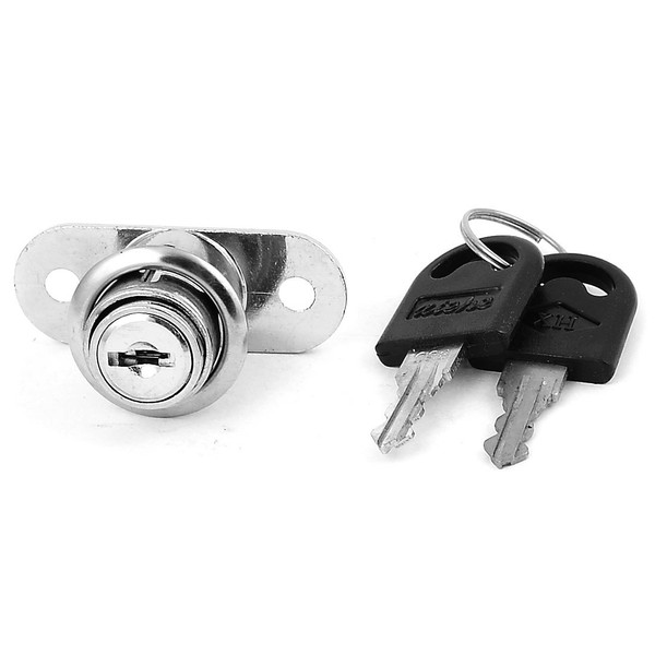 Metal Drawer Show Case Sliding Glass Push Door Cam Lock W 2 Keys for sale online eBay