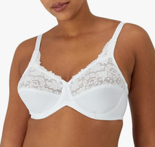 Bali Women's Lilyette Minimizer Underwire Lace Full Coverage Bra 36DDD  6584