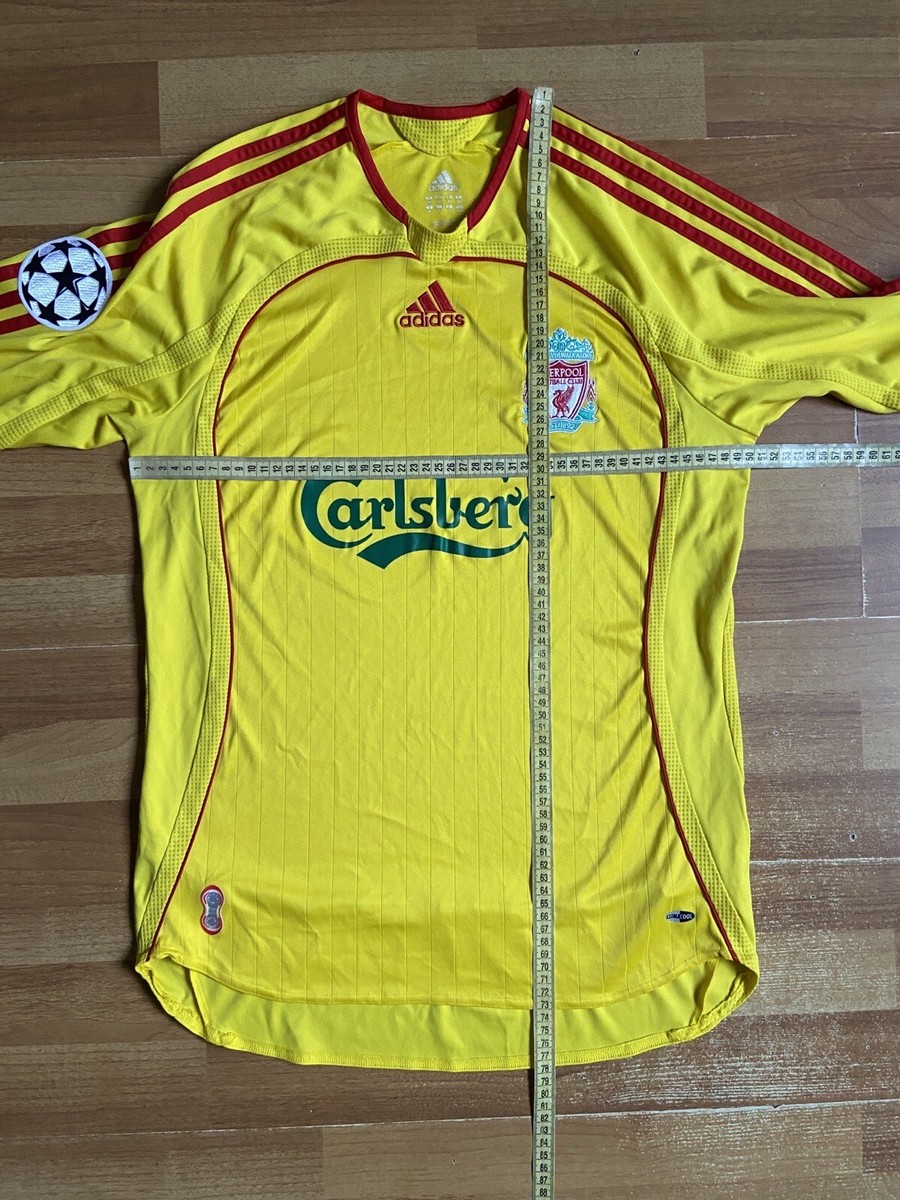 LIVERPOOL 2006 2007 AWAY SHIRT JERSEY LONG SLEEVE ADIDAS 053305 sz