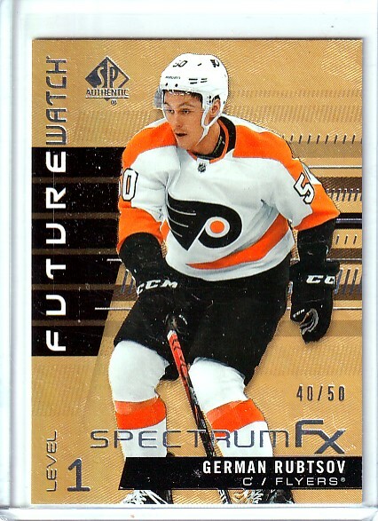 「Ｓｐｅｃｔａｔｏｒ Ｖｏｌ．４４（２０１９　ＳＰＥ」 2019-20 SP Authentic Spectrum FX Gold #S44 German Rubtsov RC