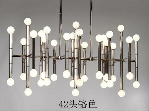 Modern Bamboo Chandelier E14 Light Ceiling Lamp Dining Room Lighting Fixtures - Picture 14 of 14