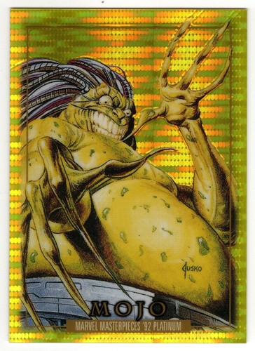 2024 MARVEL MASTERPIECES 1992 PLATINUM #53 MOJO SEISMIC GOLD HOLO /92