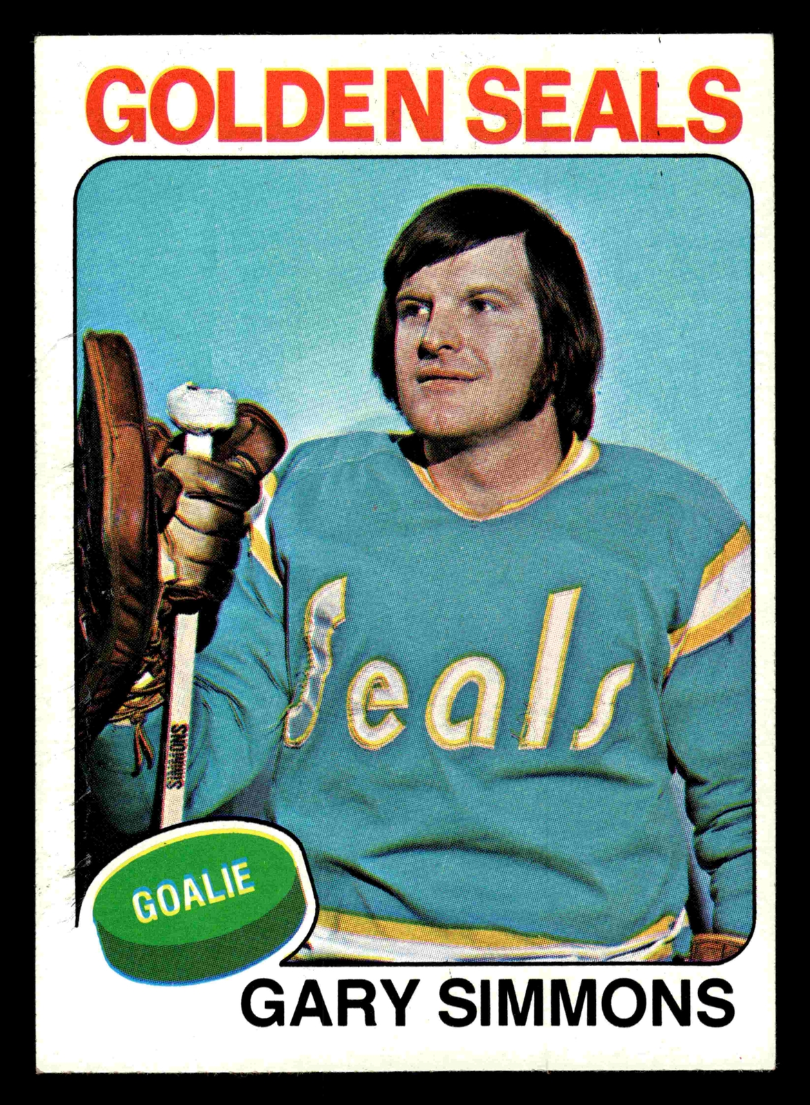 1975-76 Topps Gary Simmons #29 - California Golden Seals
