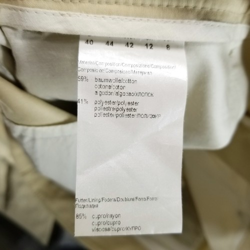 Hugo Boss Pants Womens 8 Beige Wide Leg Flare Trousers Mid Rise Office - Picture 4 of 10