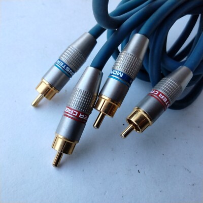 Monster cable RCAケーブル Monster Cable RCA Cables Two Pieces Red And Blue | eBay