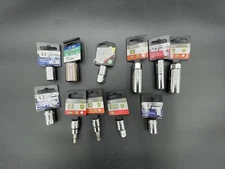 New Sockets, SAE And Metric, 6 Point,  3/8 And 1/2 Drive
